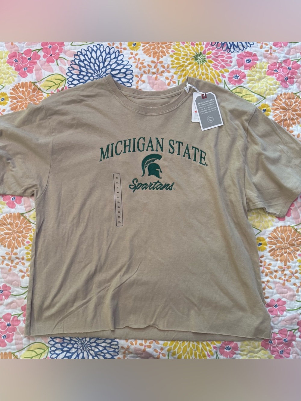 NWT X-Large Michigan state university msu tshirt